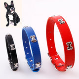 Bone Leather Durable Dog Collar