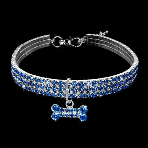 Exquisite Bling Crystal Dog Collar