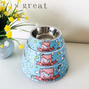 Animals Floral Printed Pet Dog Bowls