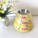 Animals Floral Printed Pet Dog Bowls