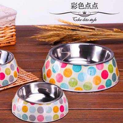 Animals Floral Printed Pet Dog Bowls